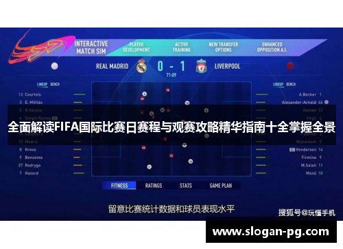 全面解读FIFA国际比赛日赛程与观赛攻略精华指南十全掌握全景 全面解读FIFA国际比赛日赛程与观赛攻略精华指南十全掌握全景